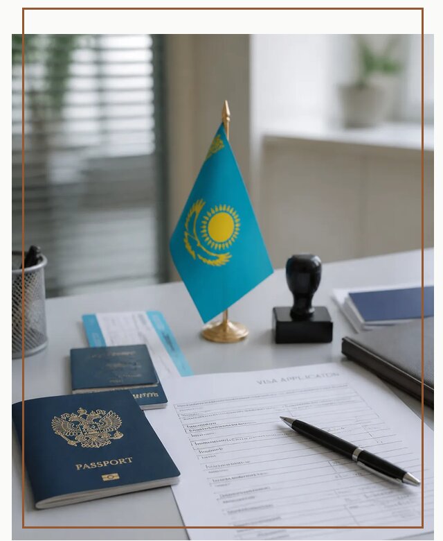 Оформление визы в Казахстан для поездки и работы в Новокузнецке