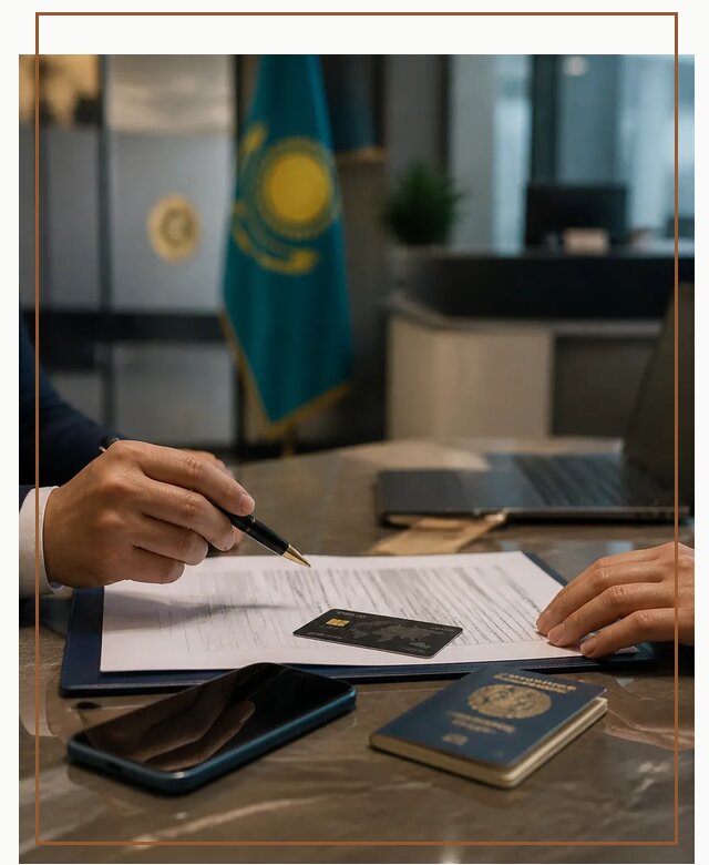 Открытие счета и банковской карты в Казахстане в Новокузнецке